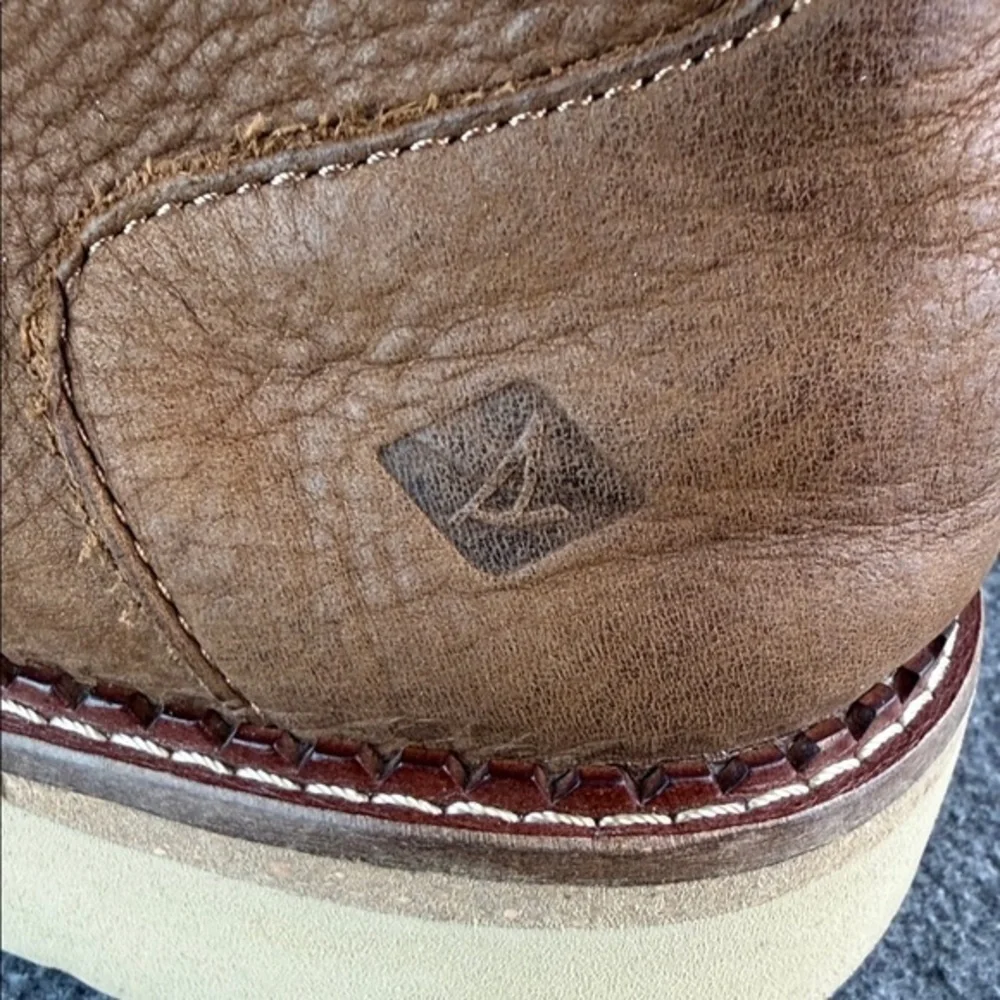 Sperry Top-Sider Men's Chukka Brown Suede Boots‎ Size 11.5